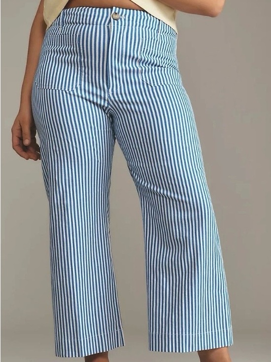 Maeve Pants - Anthropologie Maeve Colette linen crop pants size 34